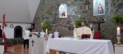 Fiéis participam da segunda noite de Tríduo em honra ao Senhor Bom Jesus na Comunidade de Campo Mendes 